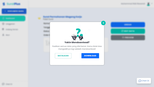 download surat permohonan magang kerja