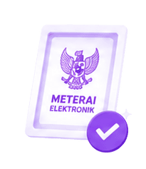 Mockup e-meterai elektronik resmi Peruri untuk CPNS