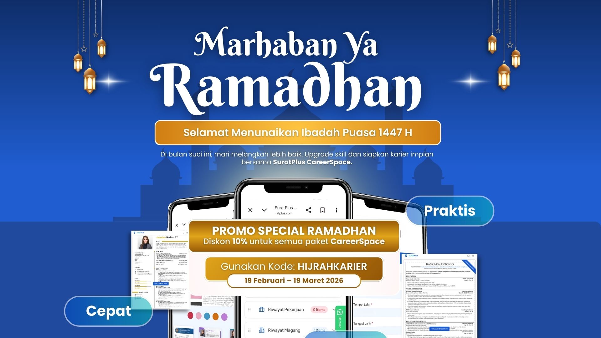 Promo Ramadhan: Hijrah Karier di Bulan Suci Klaim Diskon 10% dari SuratPlus!