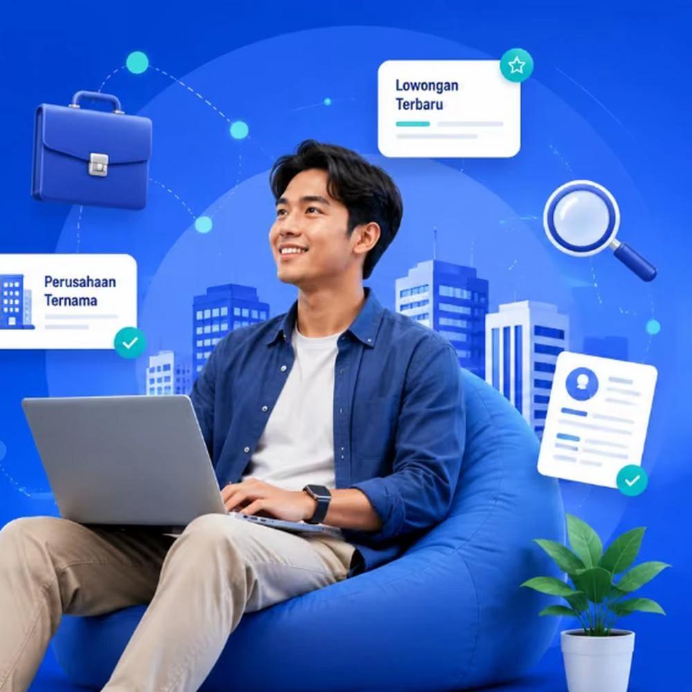 Job seeker illustration