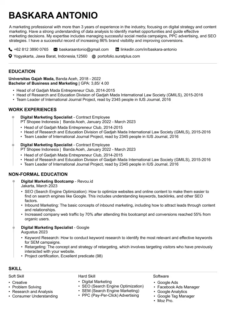 Template CV ATS 05